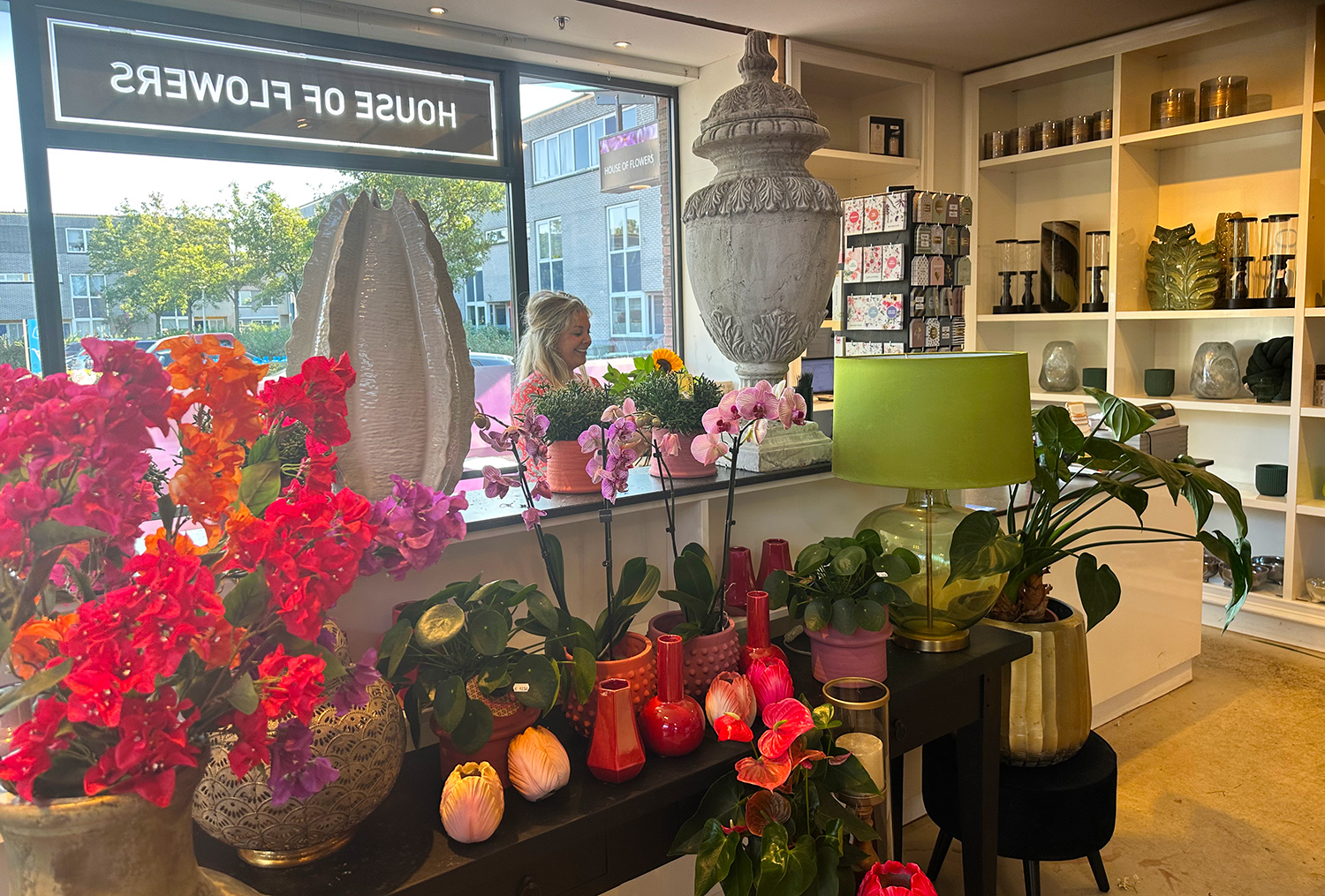De bloemenzaak in Zaandam van Stacy Sanders.